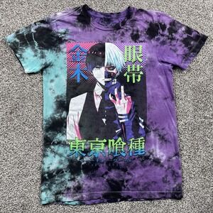 Tokyo Ghoul Shirt Adult Extra Small Tie Dye Anime Tee Japanese Graphic Men